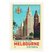Retro Print - Melbourne: Seventh City Of The Empire